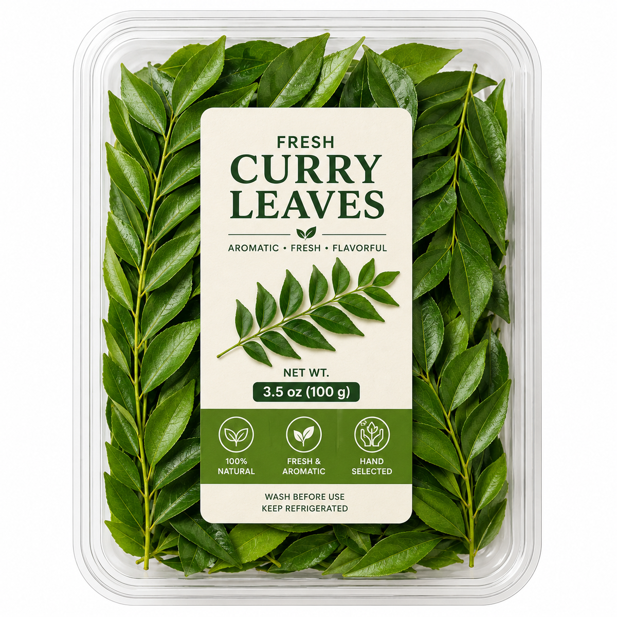 Fresh Curry Leaves – 3.5 oz(100 g)
