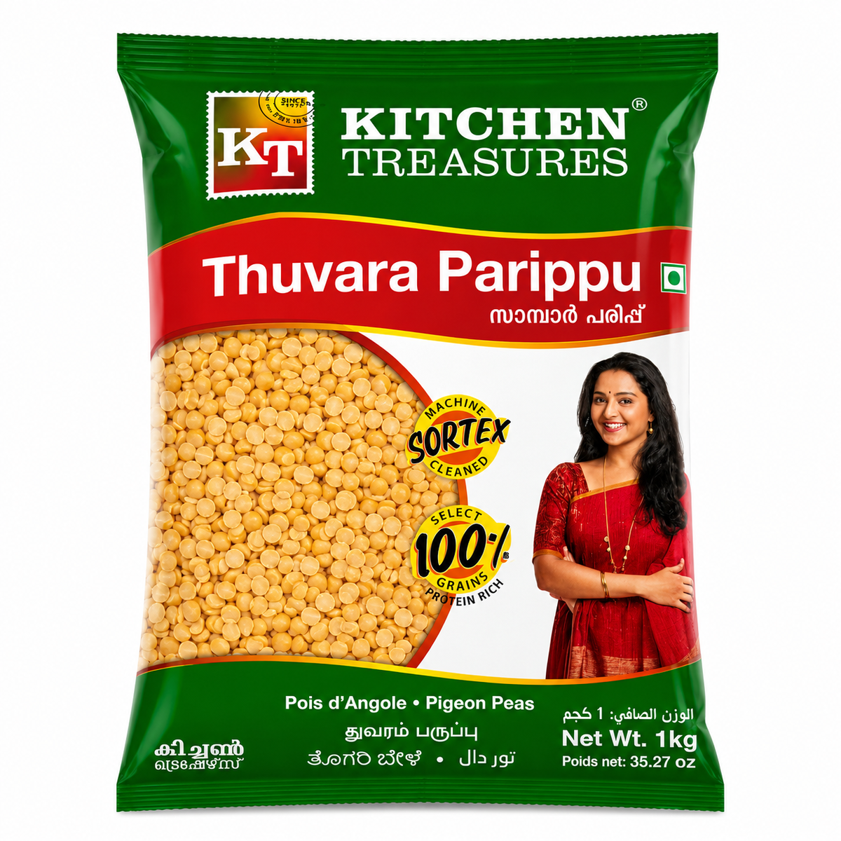 Kitchen Treasures Thuvara Parippu (Toor Dal) – 1kg