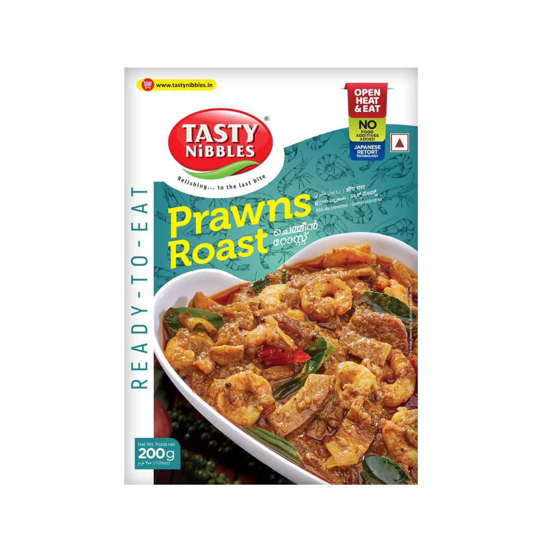 Tasty Nibbles Prawns Roast (Spicy Prawns Roast Curry) – 200 g