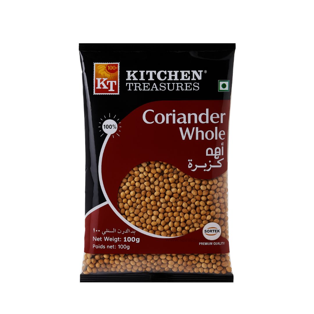 Kitchen Treasures Coriander Whole – 100g