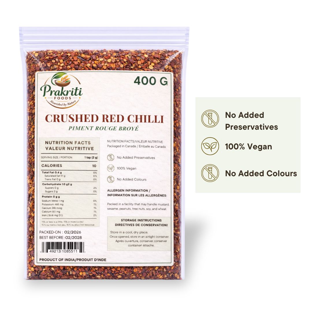 Prakriti Crushed Red Chilli – 400 g