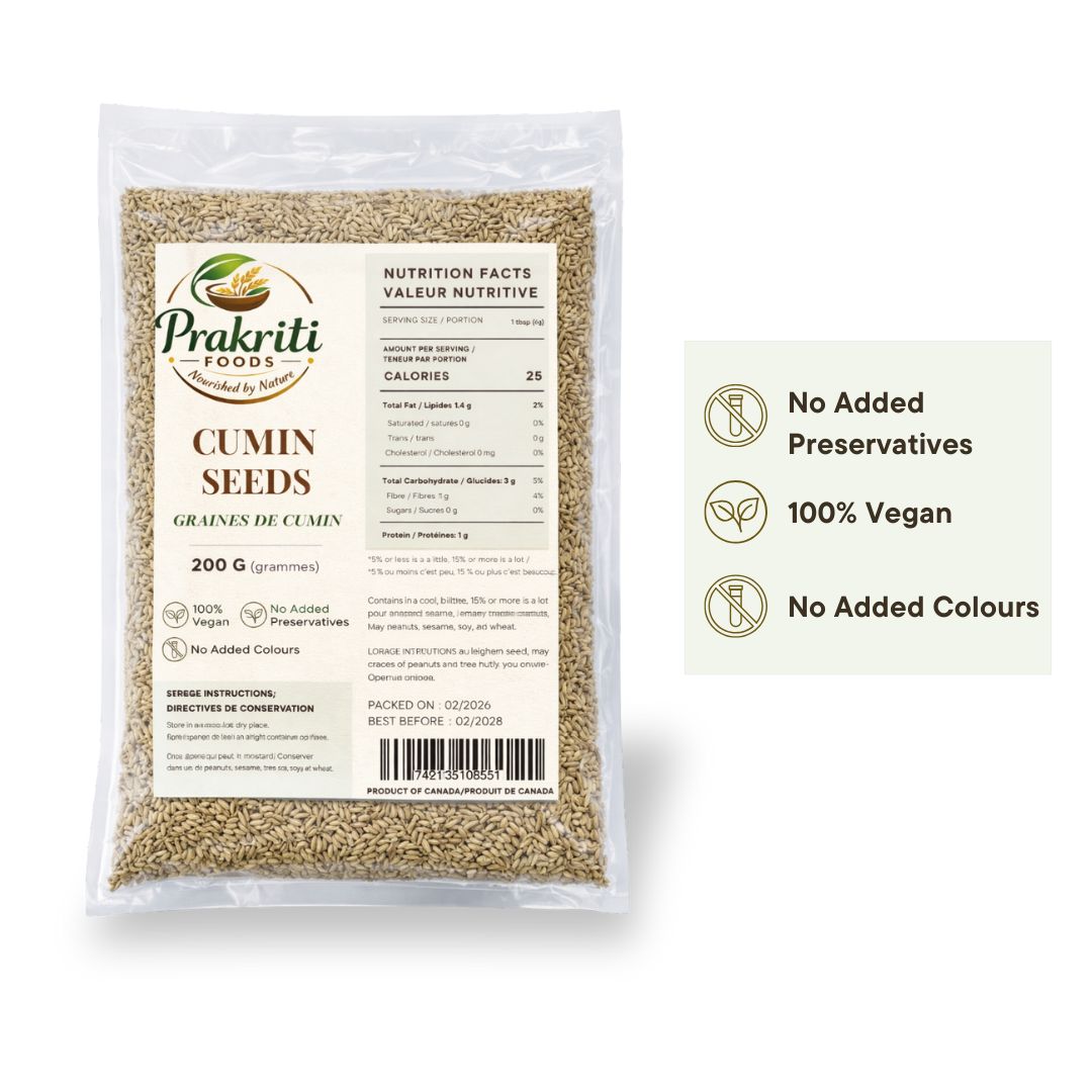 Prakriti Cumin Seeds – 200 g
