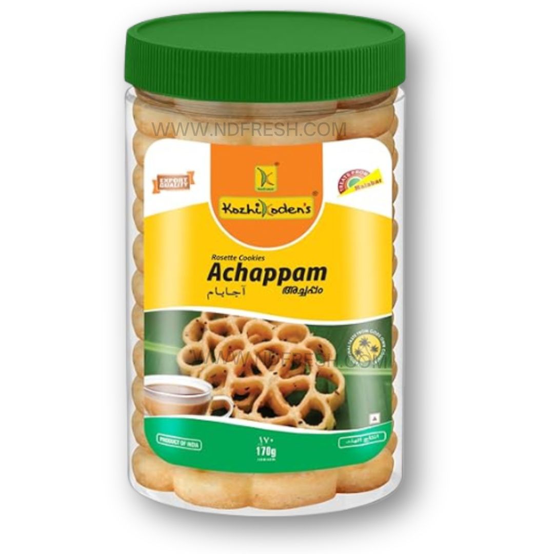 Kozhikodens Traditional Achappam – 170 g | Crispy Kerala Rose Cookies
