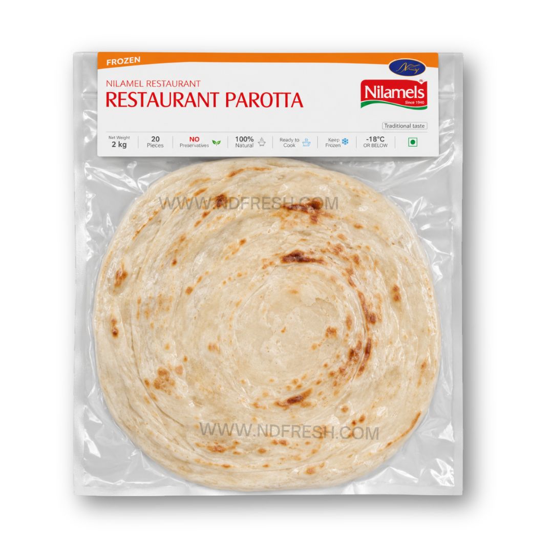 Nilamel Restaurant Porotta – 2 Kg (4.4 lb) | Kerala Layered Flatbread