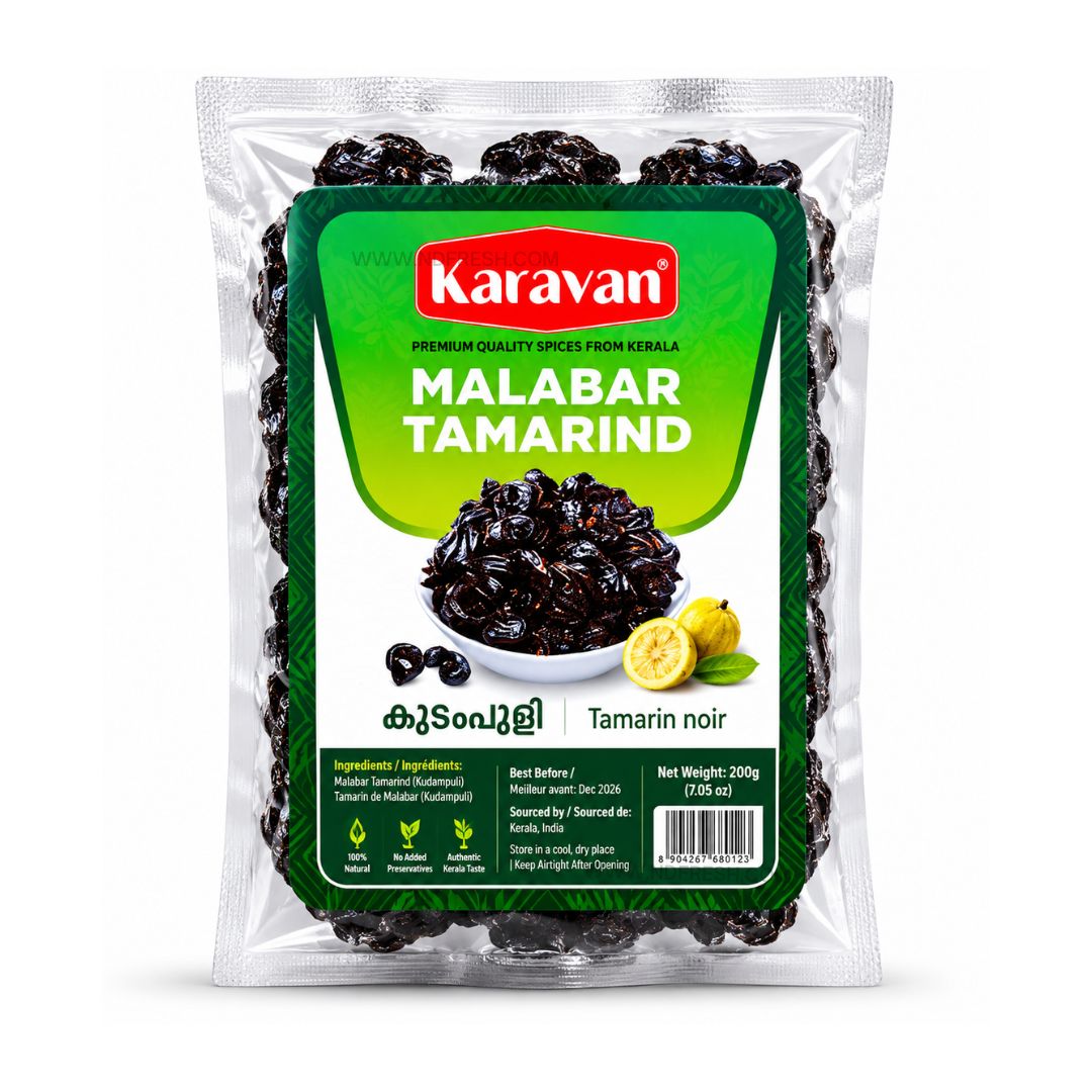 Malabar Tamarind (Kudampuli / Garcinia Cambogia) – 200 g