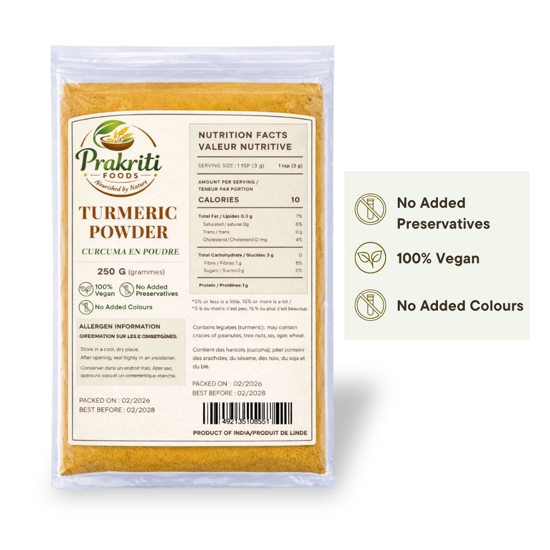Prakriti Turmeric Powder – 250 g