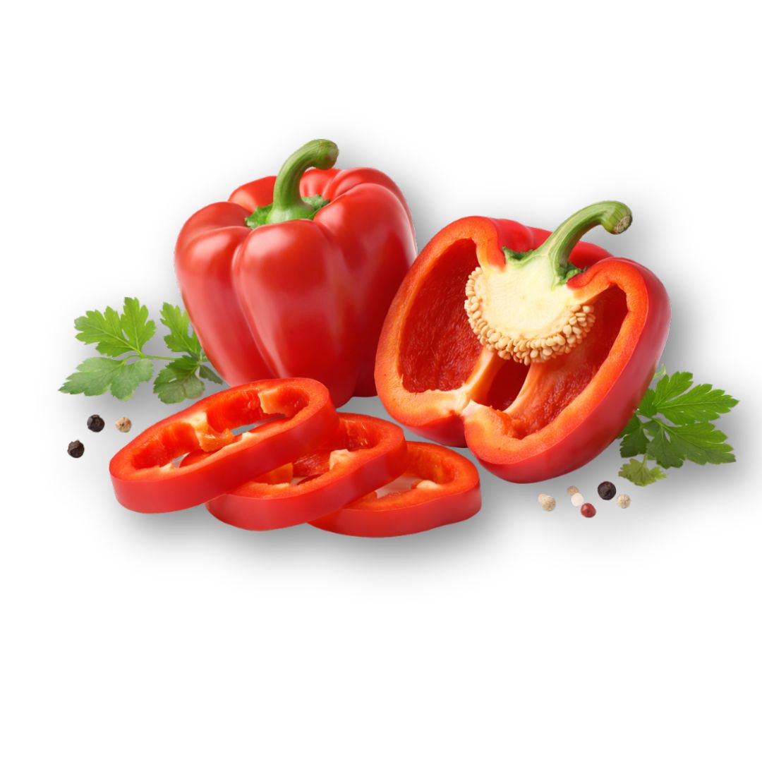 Red Bell Peppers – Sweet & Crisp Capsicum
