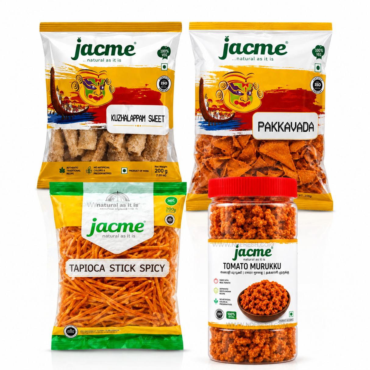 Jacme Crunch & Munch Combo – Kerala Traditional Snacks