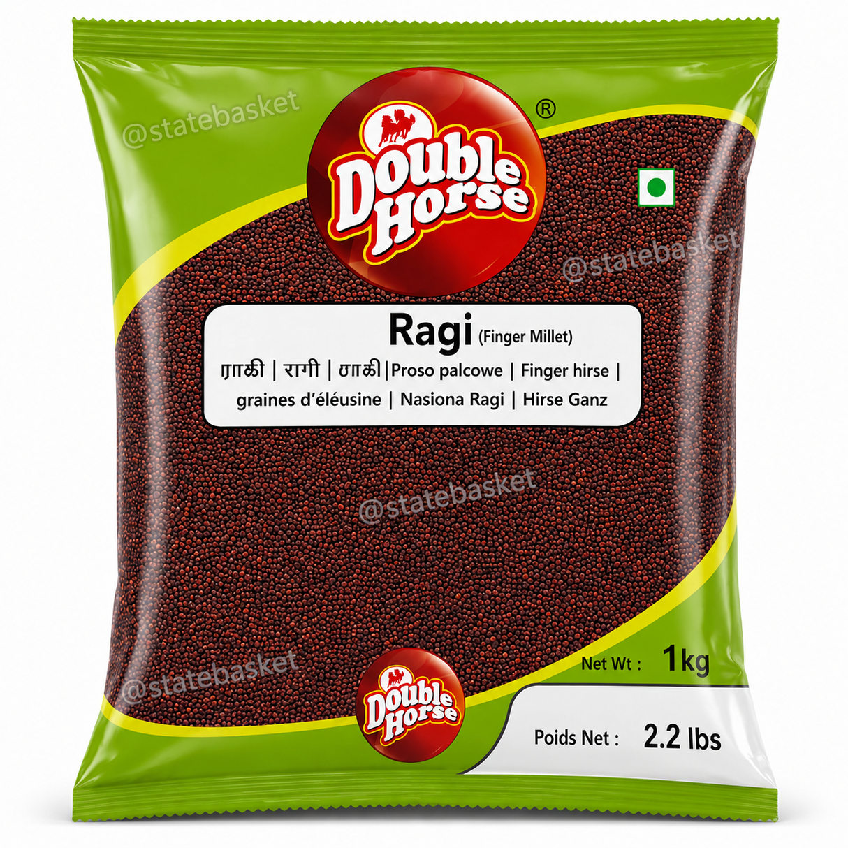 Double Horse Ragi (Finger Millet) – 1 kg