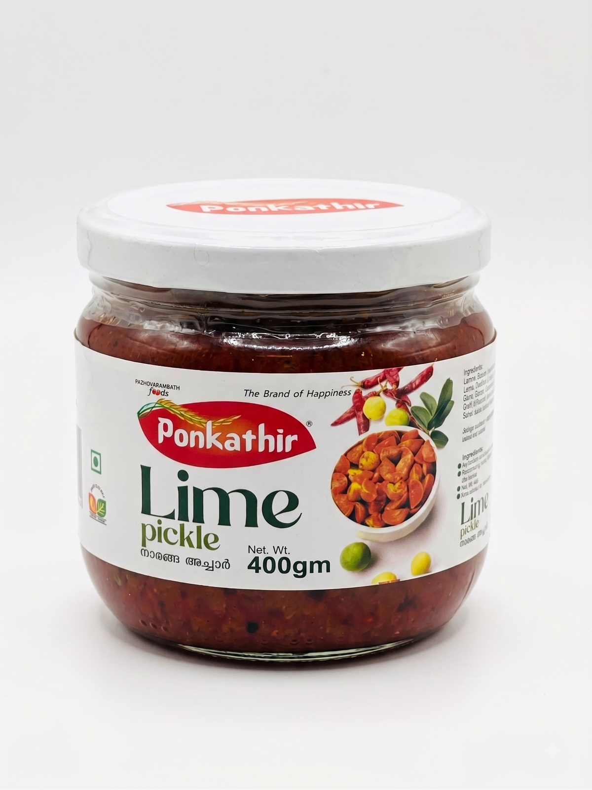 Ponkathir Lime Pickle – 400g