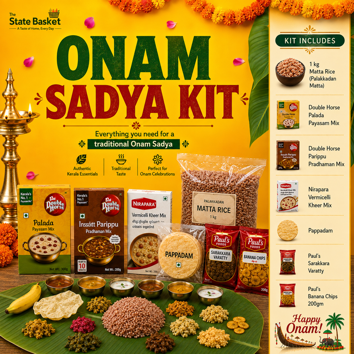 Onam Sadya Kit – Kerala Onam Essentials