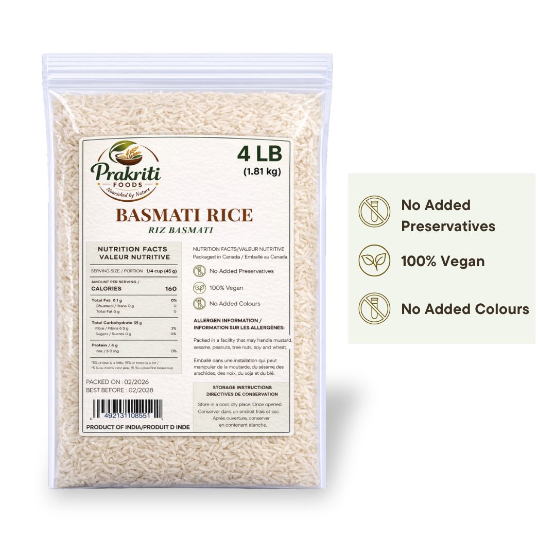 Prakriti Basmati Rice – 4 lb