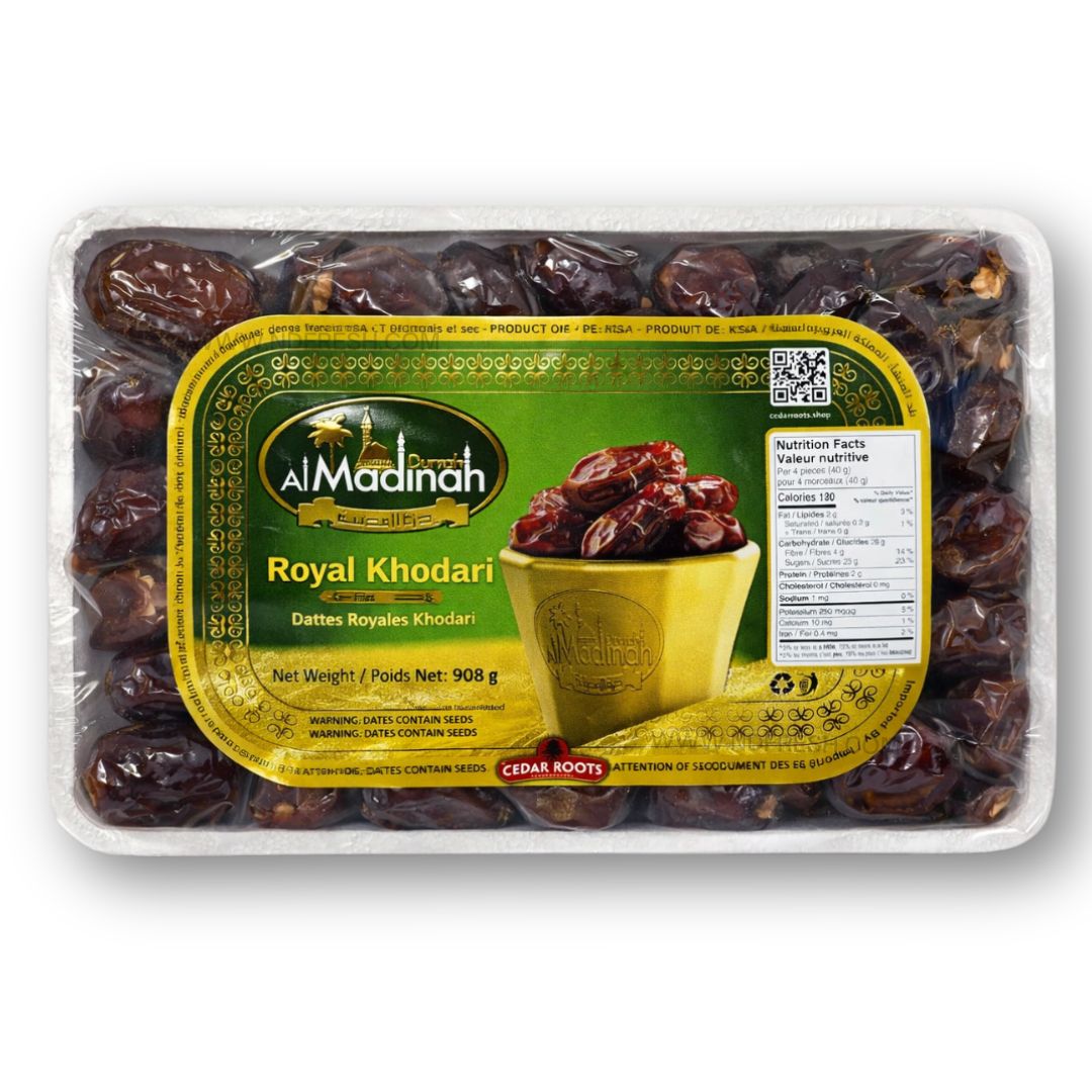 Al Madinah Royal Khodari Dates –  908g Premium Saudi Arabian Dates