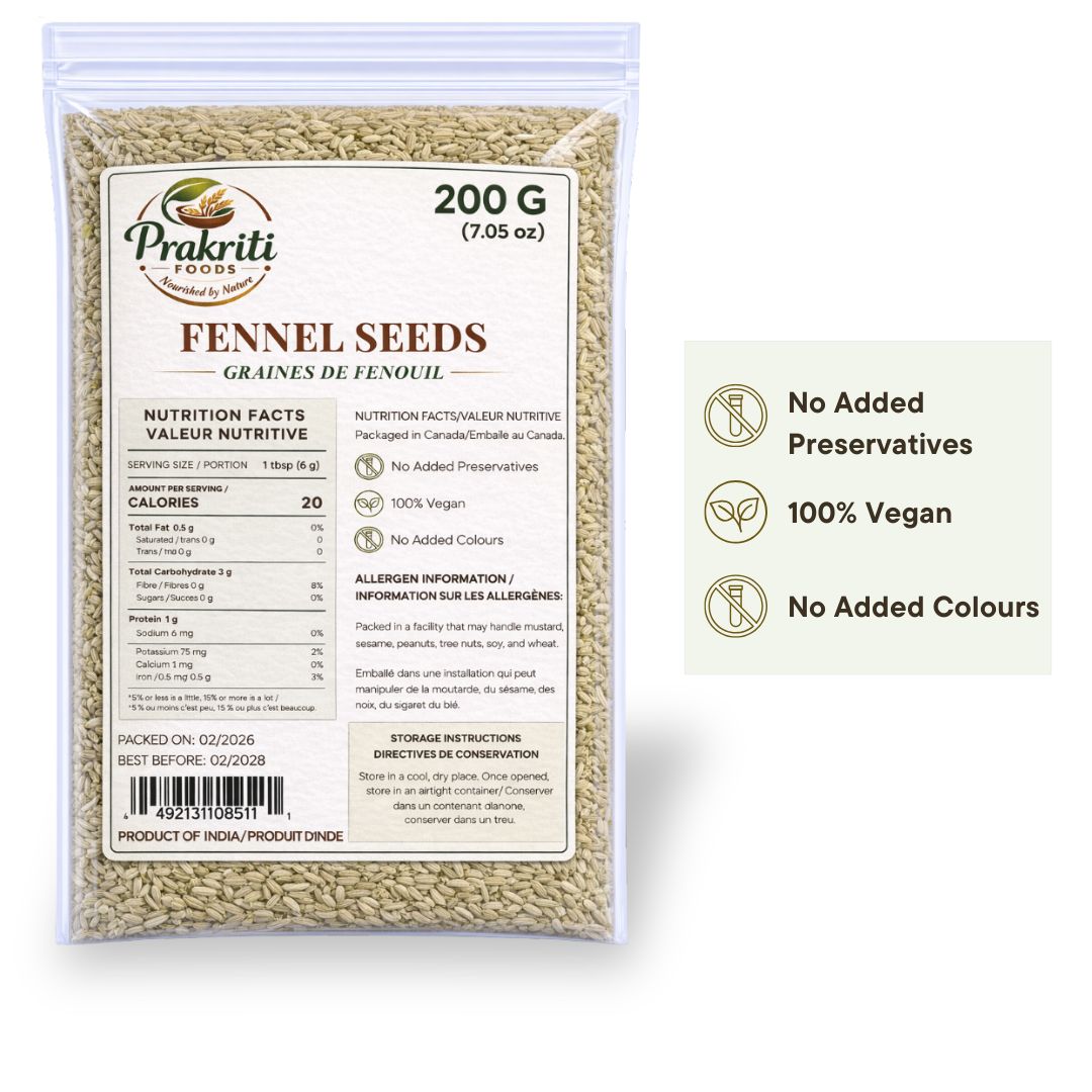 Prakriti Fennel Seeds – 200 g