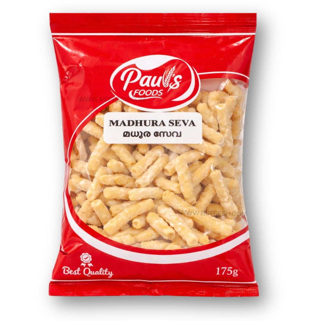 Paul’s Madhura Seva (Sweet Kerala Sev Snack) – 175 g