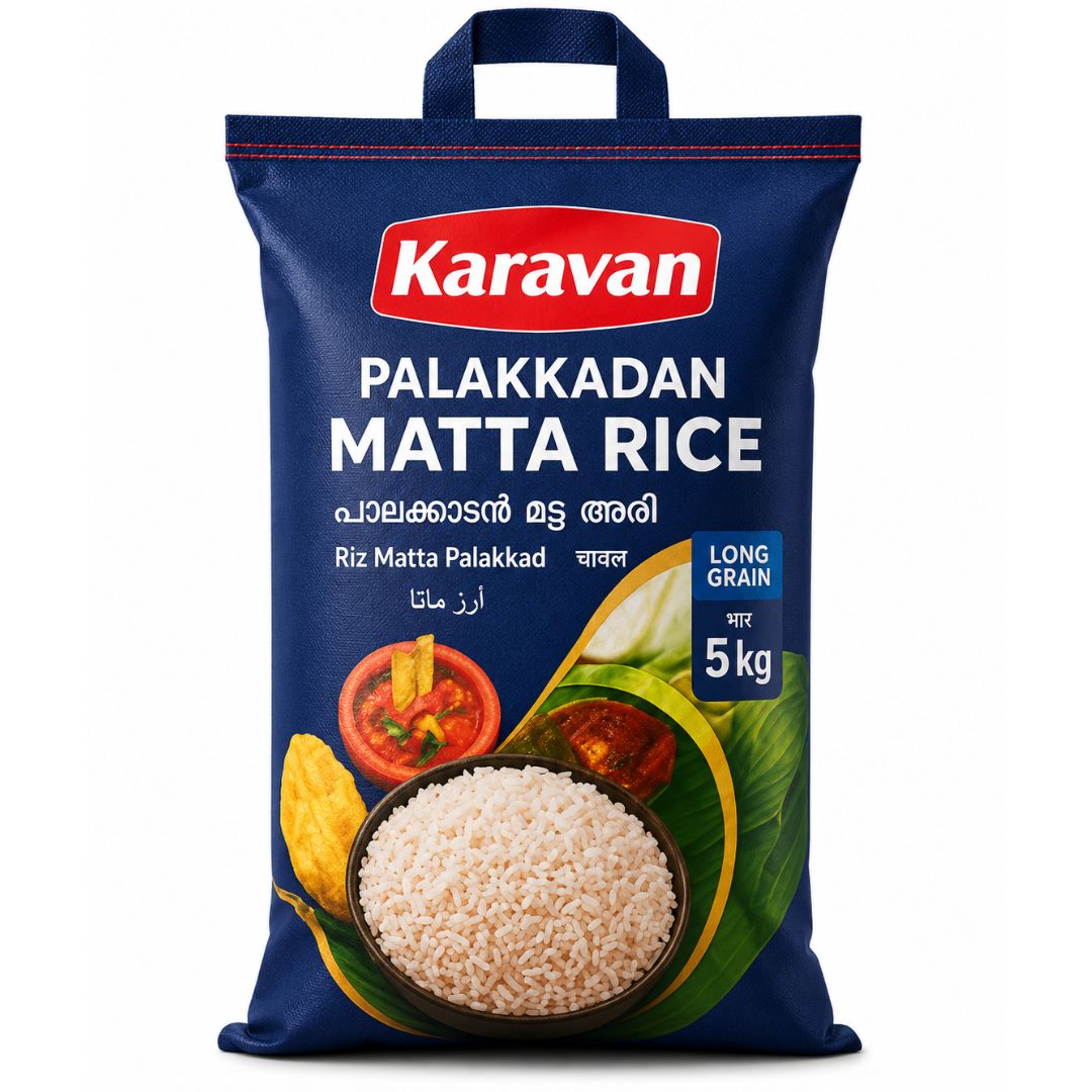 Palakkadan Matta Rice (Long Grain Red Rice) – 5 Kg (11 lb)