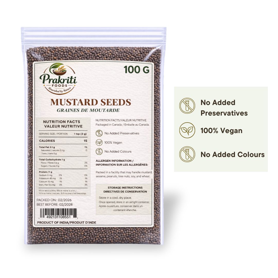 Prakriti Mustard Seeds – 100 g
