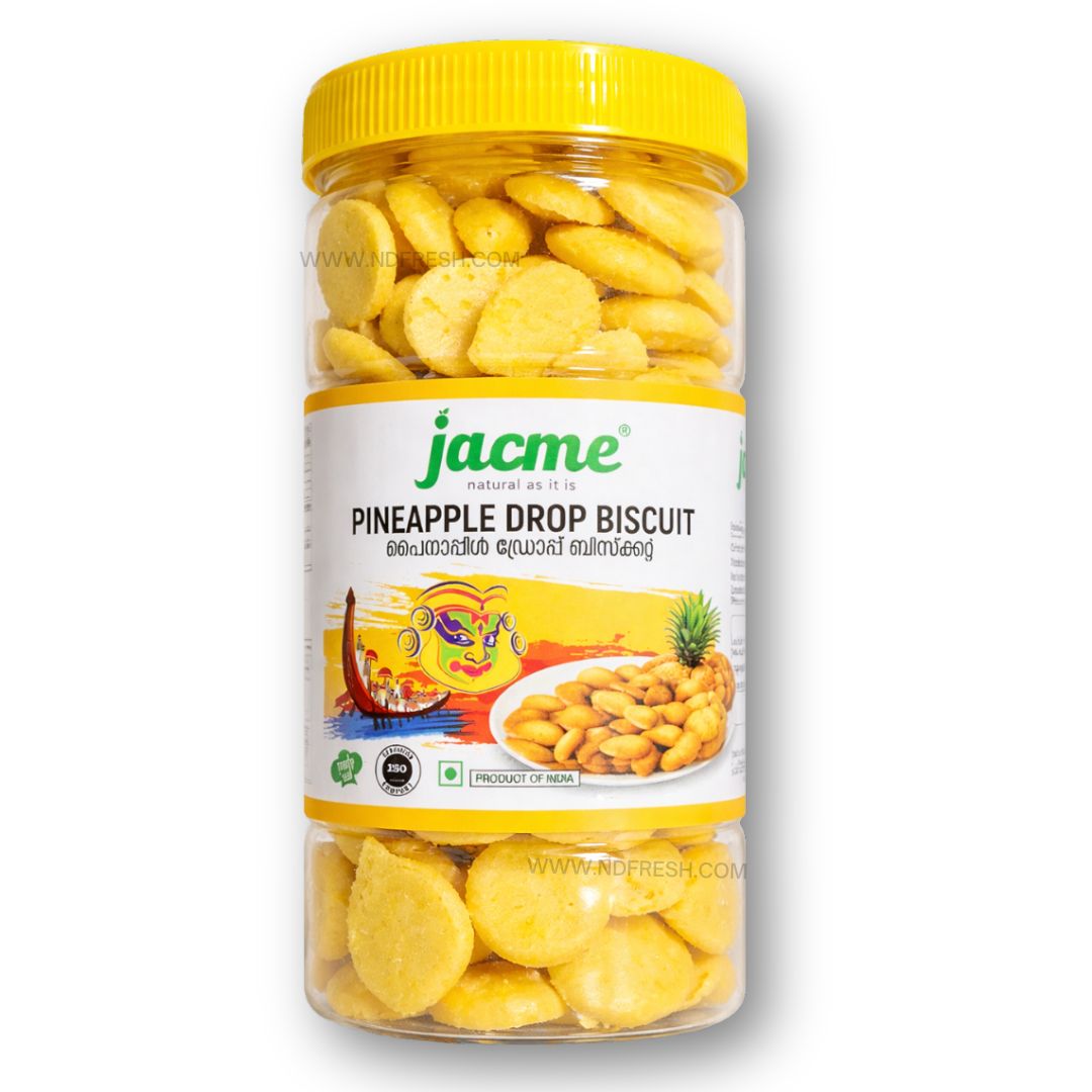 Jacme Pineapple Drop Biscuits (Sweet Pineapple Flavoured Cookies)