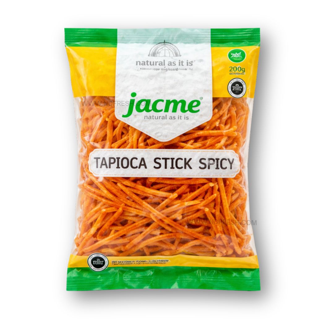 Jacme Tapioca Stick Spicy (Kerala Spicy Tapioca Snack) – 200 g